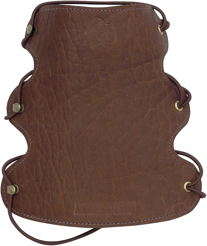 American Bison Armguard Brown Leather