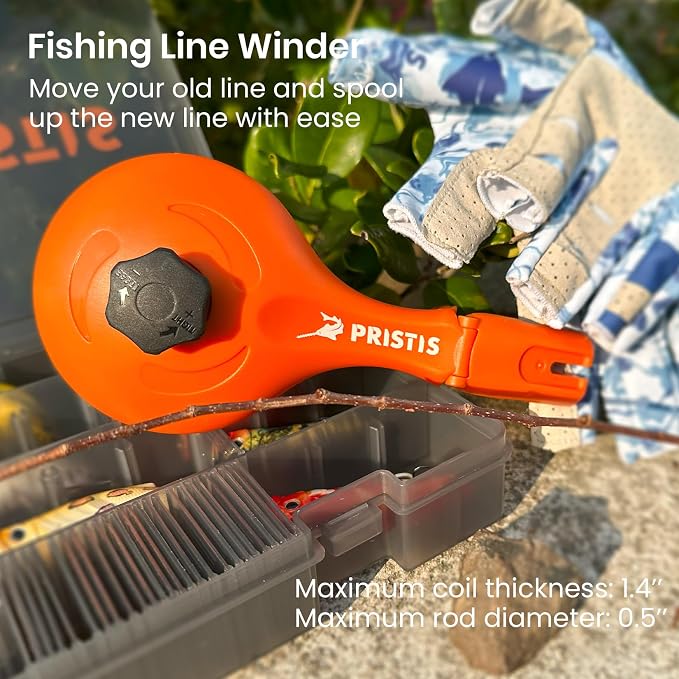 Pristis Utility Multi-Function Fishing Tools Combination, UTA II Fishing Pliers & Fishing Line Winder, A Neat Option for Angler