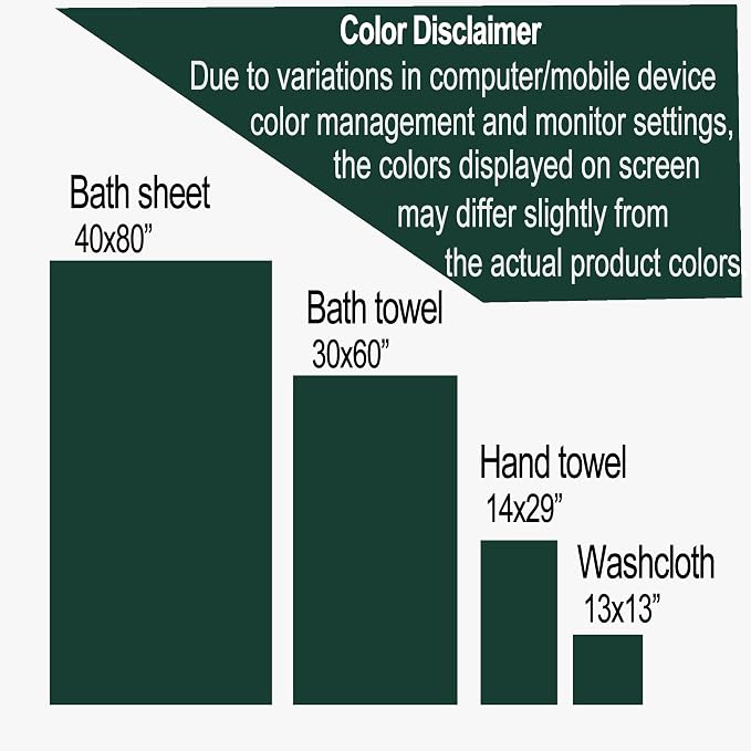 Bath Sheets 40x80 Inches 2-Piece, Extra Large Bath Towels, Soft Absorbent Quick Dry, Microfiber Towels for Bathroom Beach Pool Gym Spa, Charcoal Gray