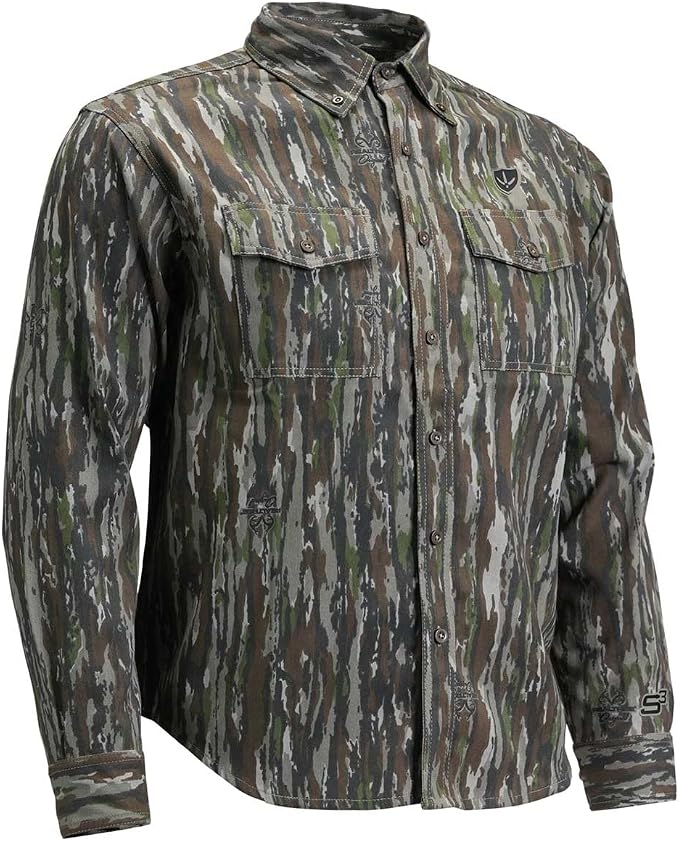 BLOCKER OUTDOORS Lightweight Finisher Turkey Hunting Button-Up Shirt