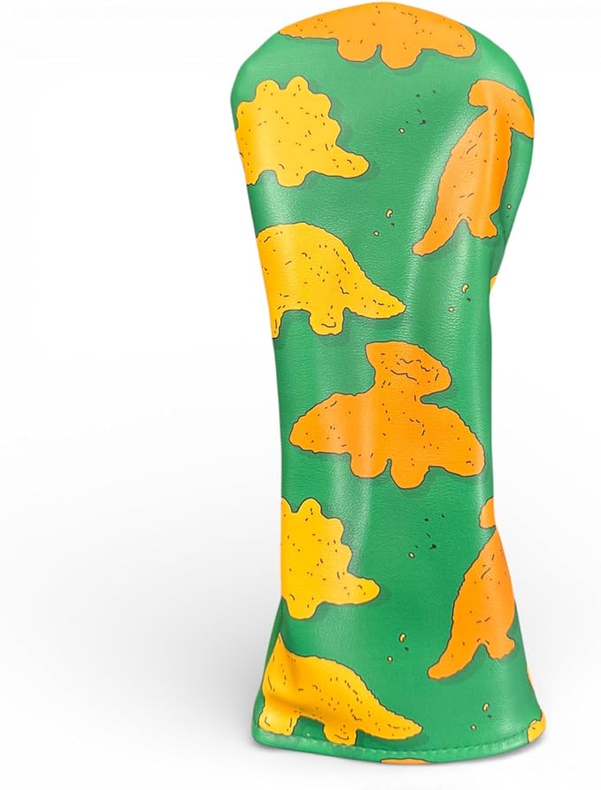 Logie Joe's Dino Nugget Fairway Wood Headcover | Premium Golf Fairway Cover | Soft Protective Interior | Durable Synthetic Leather