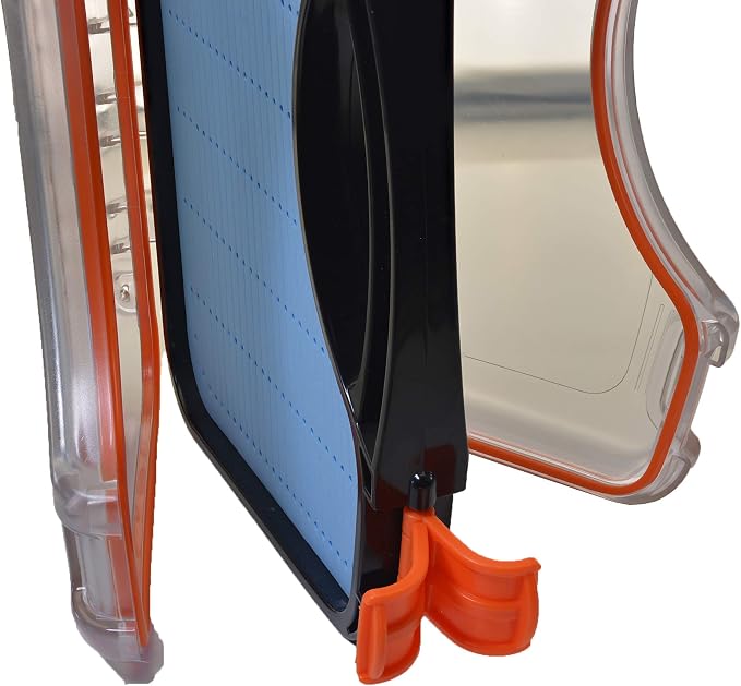 Extra Large Double Sided Water Proof Boat Fly Box with Handle - 424 Slots - Holds Streamers to Nymphs