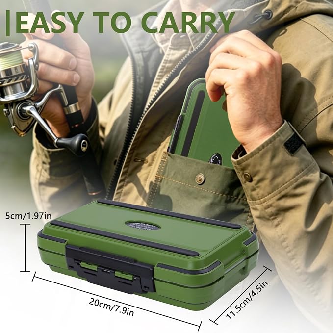 412Pcs Fishing Tackle Kit with Box,Fishing Gift for Men(Green) | Complete Fishing Accessories Kit-Hooks,Eye Beads,Sinkers&Swivels,Beads&Bobber Stops,Pliers for Freshwater Bass&Trout