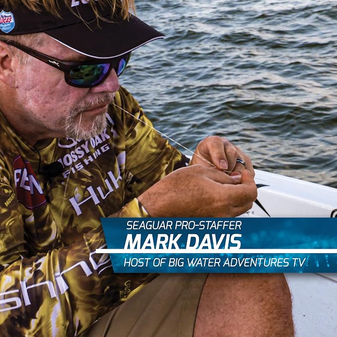 Seaguar Fluoro Premier Saltwater Fishing Line Shock Leader, 100% Fluorocarbon, Multiple Sizes