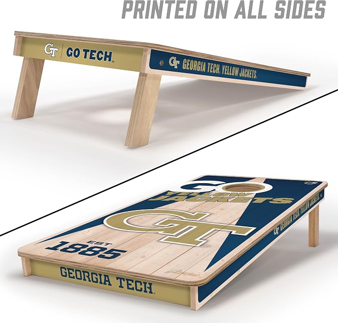 YouTheFan NCAA 2’ x 4’ Professional Wood Cornhole Game