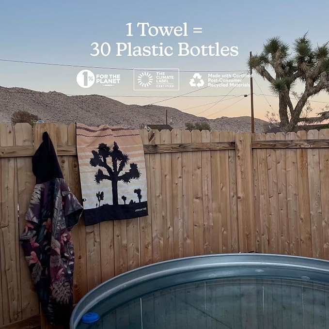 Nomadix Original Towel - National Parks- Perfect for Beach, Pool, Travel, Camping, Yoga - Made with Recycled Materials - Super Absorbent - Sand Resistant