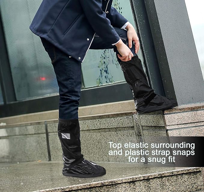 Waterproof Shoe Covers Rain Shoe Covers Slip Resistance Galoshes Rain Boots Over Shoes