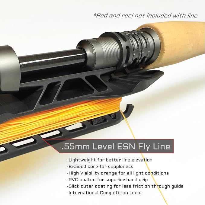 MAVRK USA Fly Fishing Line | Euro Nymph & Floating Lines | Level ESN Mono & Weight Forward Designs | High Visibility, Low Stretch, Freshwater Trout