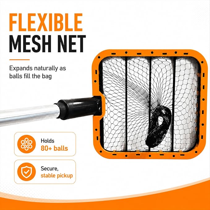 PICK 'N GO Table Tennis Ball Picker - Rapid and Efficient Ping Pong Retrieval Tool - Safe and Easy to Use Table Tennis Accessory for Players and Coaches