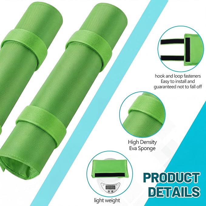 Hiboom 2 Pcs Paddle Float Kayak Paddle Accessory Adjustable Oxford Cloth Paddleboard Stand Up Accessory High Density Foam with Hook and Loop Closure Flotation Kayaks Canoe Paddles