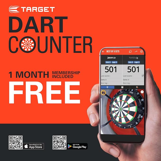Target Darts Artemis Tungsten Steel Tip Dart Set, 21G/22G/23G/24G/25G/26G | Artemis Original | Artemis K-Flex Integrated Flight & Shaft | Professional Accessories Dart Kit, Dart Wallet Included