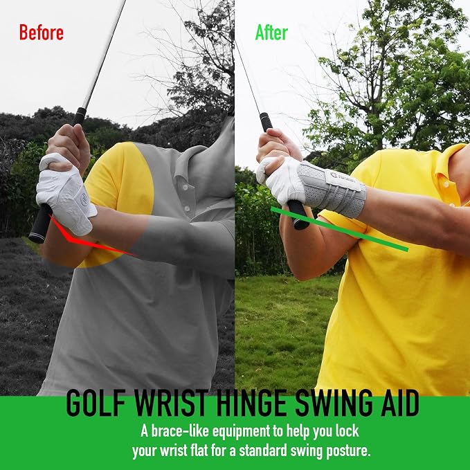 GAIARENA G Golf Wrist Hinge Swing Aid & Core Strength Trainer
