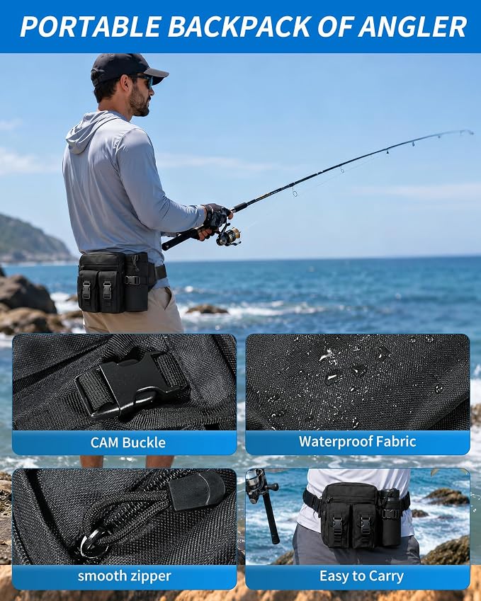 Fishing Tool Kit - 112pcs Fishing Gear & Equipment, Fish Pliers, Hook Remover, Scale, Scissors, Lip Gripper, Lures