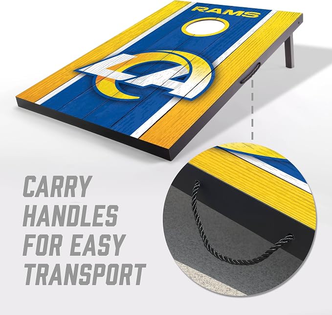 YouTheFan NFL 2' x 3' Portable Cornhole Game with Logo Bags