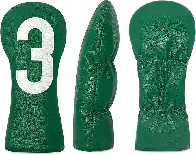 Premium Golf Head Covers - Golf Driver Head Covers, Protects Against Scratches and Damage, Specifically Designed for Fairway Woods.