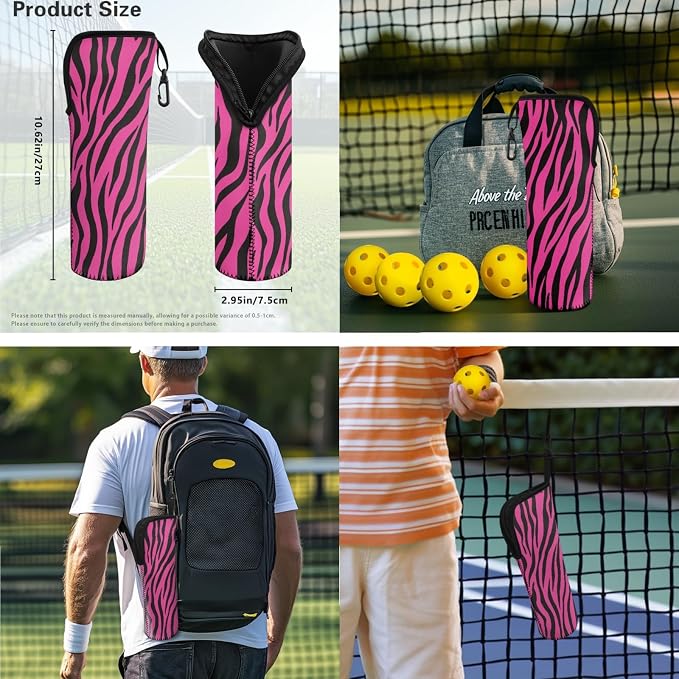 Pickleball Paddles Set 3PCS Pickleball Paddle Case Pickleball Racket Pickleball Bag Ideal for Beginners Gifts