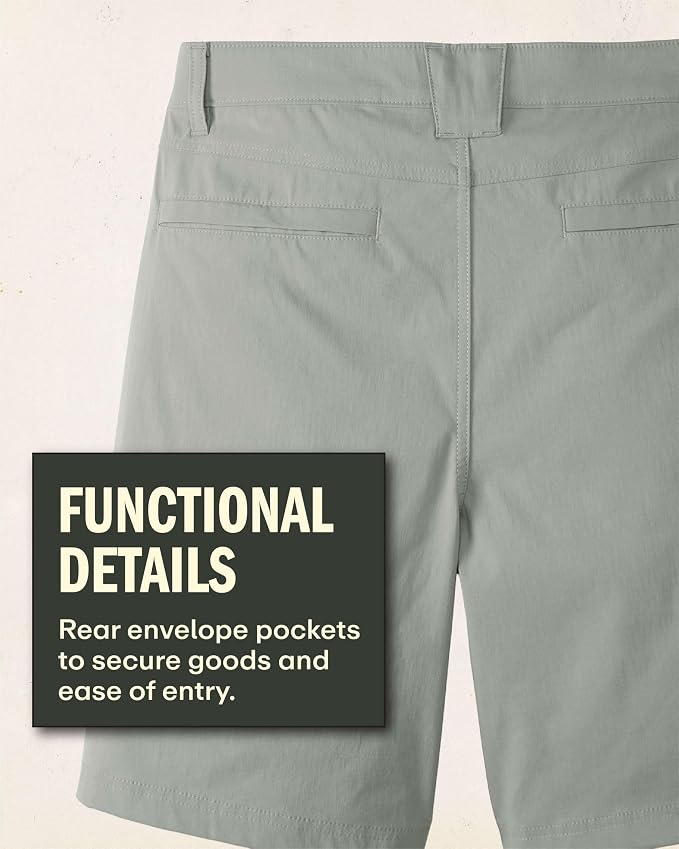 Field & Stream Men's Slinger Nylon Performance Fishing Shorts, 9 Inch Inseam