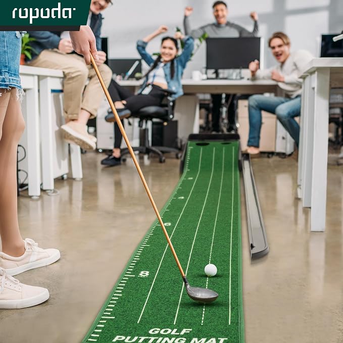 ropoda 9ft Golf Putting Green, Classic or with a Putting Mirror