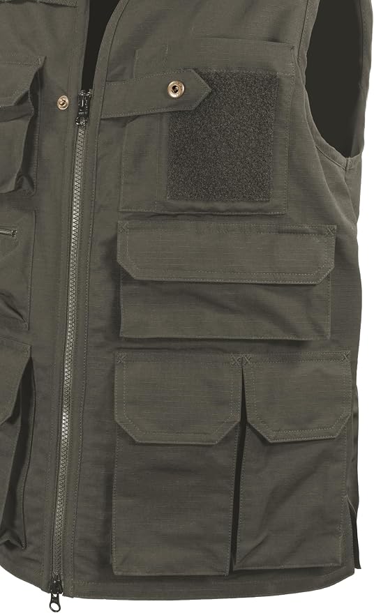 Edgetec Outdoor Utility Vest, Fishing, Hunting, Tactical Ripstop