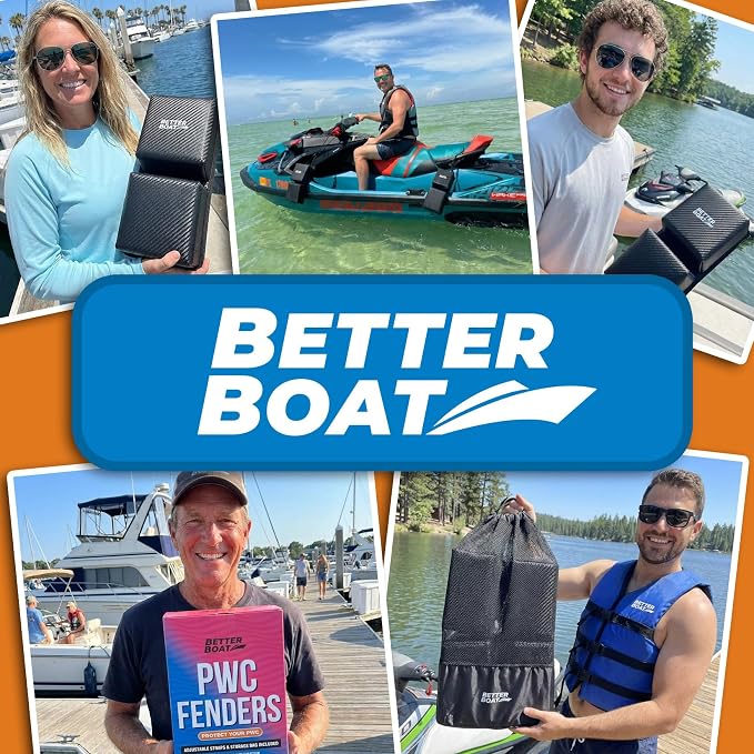 PWC Fenders Jet Ski Bumpers 2 Pack Adjustable Heavy Duty Jet Ski Accessories for Docking