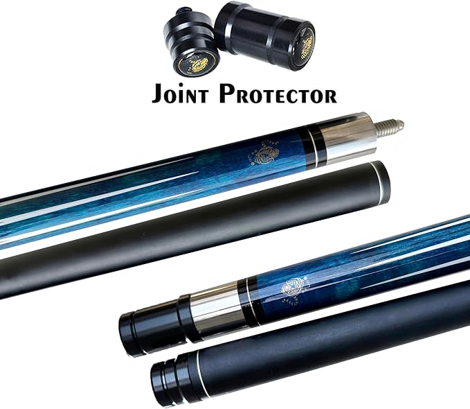 Tai ba cues Pool cue Stick, 13mm Multilayer Leather Tip, 58", Linen Wrap, Hardwood Canadian Maple Professional Billiard Pool Cue Stick 19-21 Oz (Selectable)
