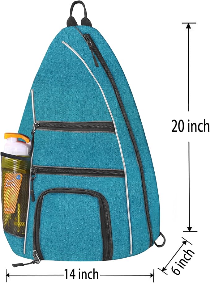 Pickleball Bag - Pickleball Bags for Women Men - Pickleball Backpack - Travel Pickleball Paddle Case, Pickle Ball Bag for Pickleball Paddle Tennis Racket, Protable Pickleball Sling Bag