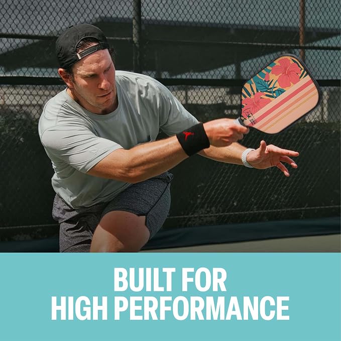 Palms-O-Aces Carbon Fiber Pickleball Paddle – USAPA Approved 16mm T700 Graphite Paddle with Textured Spin Surface | Lightweight Carbon Fiber Pickleball Paddles & Racket | Includes Paddle Cover