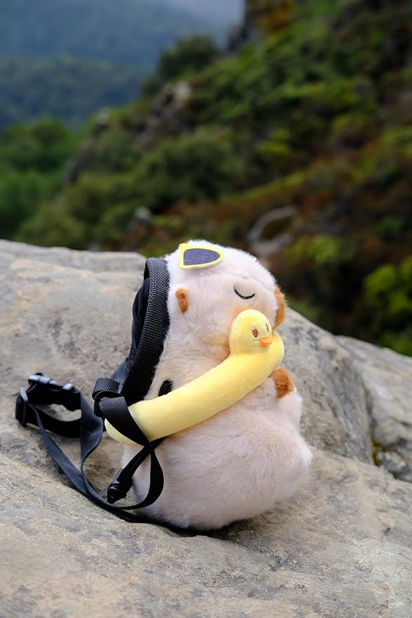 Rock Climbing Chalk Bag – Cute Plush Chalk Bag for Bouldering, Gym, Indoor & Outdoor Climbing – Drawstring Closure, Adjustable Waist Belt – Fun Character Design for Climbers