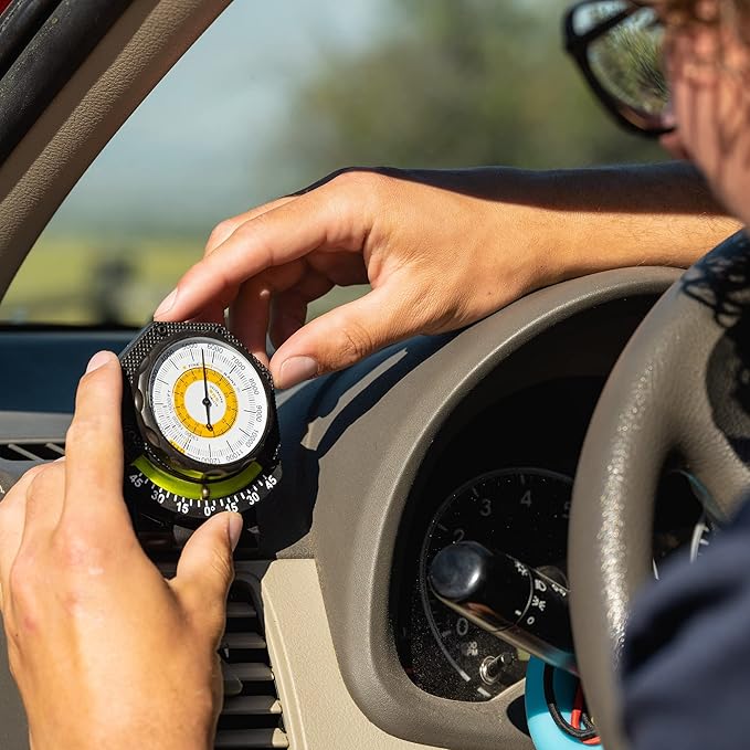Sun Company AltiTilt - Dashboard Altimeter Inclinometer for Off-Road Vehicles | Read Altitude, Barometric Pressure, and Tilt