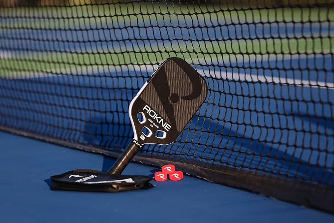 ROKNE Aero Blade 1.19 Pickleball Paddle | USAPA Approved 3K Carbon Fiber Pickleball Paddles | Custom Face Weighting & Foam Injected Mono-Frame | ProGrit Texture for Max Spin & Power | Pro Series