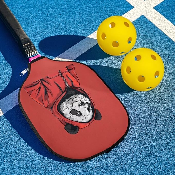 Pickleball Paddle Covers Only for Men and Women Zipper Closure Protection and Decoration