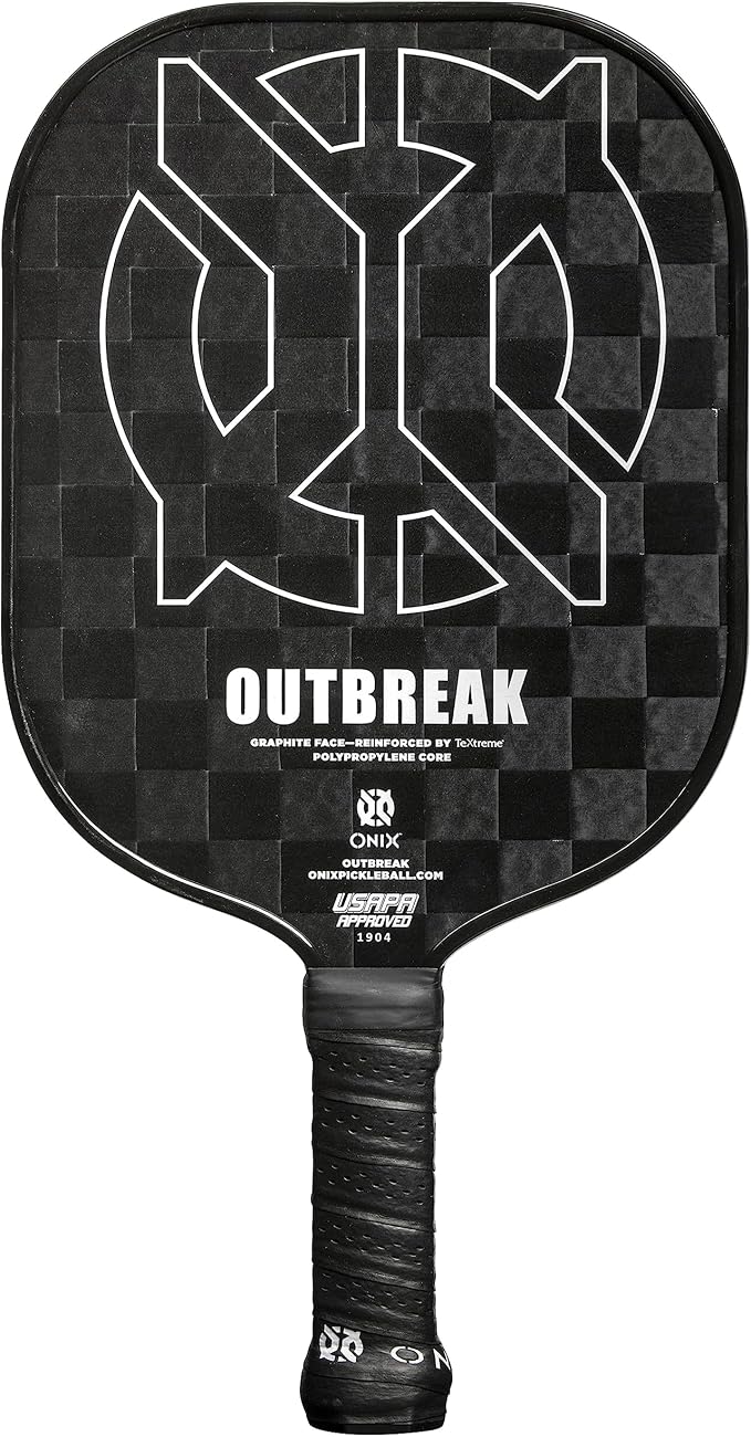 Onix Outbreak Pickleball Paddle Reinforced by TeXtreme® Technology for Improved Performance and Stronger Play