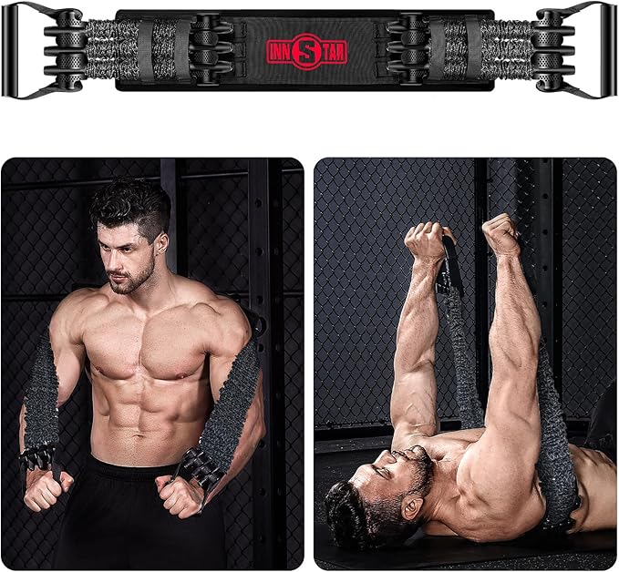 Innstar Multi-Function Resistance Bands for Working Out, Push Up Exercise Bands Resistance Bands Set for Bench Press Gym Equipment, Home Workout, Travel Portabl