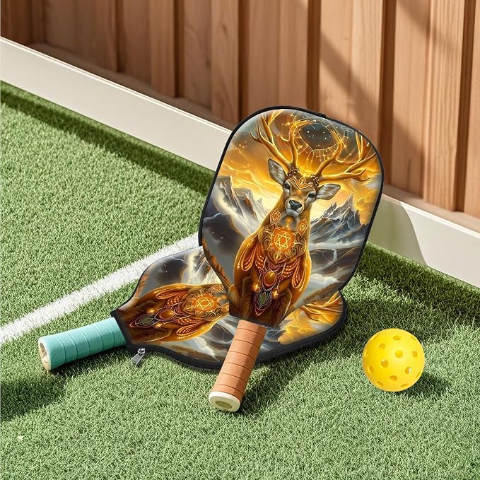Pickleball Paddle Cover- Premium Water-Resistant Racket Sleeves with Reinforced Zippers, Universal Fit for USAPA Standard Paddles, Extra Padding Protection 6