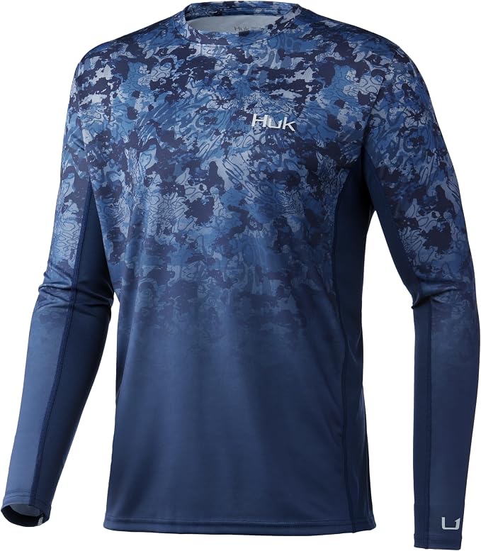 HUK Men's Icon X Long Sleeve Shirt, Performance Fishing Shirt