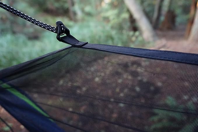 GRAND TRUNK Skeeter Beeter XT Hammock - Portable Hammock with Bug Net, Carabiners and Hanging Kit - Perfect for Outdoor Adventures, Backpacking, and Camping Trips (Navy & Forest Green)