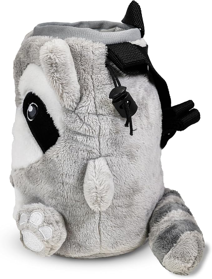 Chalk Bag for Rock Climbing - Cute Chalk Bag for Bouldering, Gym, Indoor & Outdoor Climbing with Adjustable Belt, Brush Holder & Carabiner