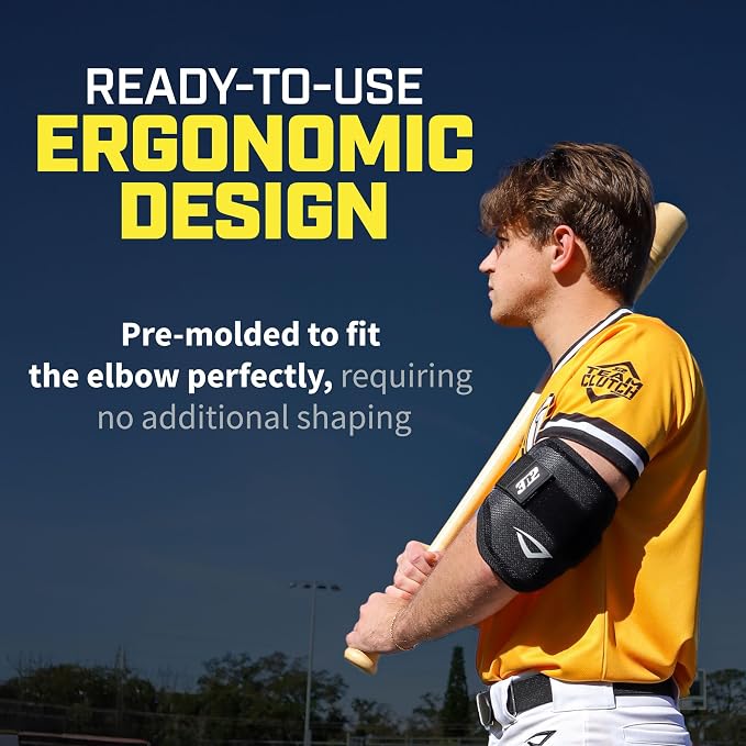 3N2 Batters Elbow Guard - Protective Guard for Baseball or Fastpitch Softball - Elbow Pad with Adjustable Straps, Lightweight, Comfortable & Protective