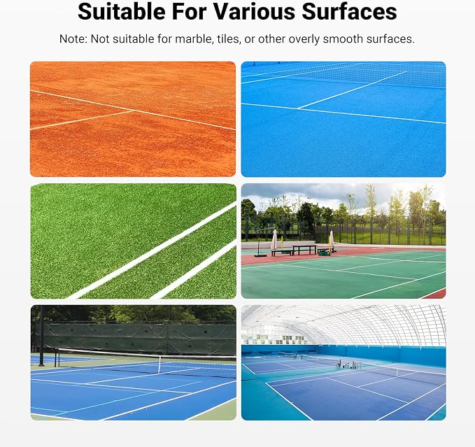 NEEWER Tennis Ball Pickleball Collector Roller, No Bending Over Quick Rolling Picker for Up to 40 Tennis Balls