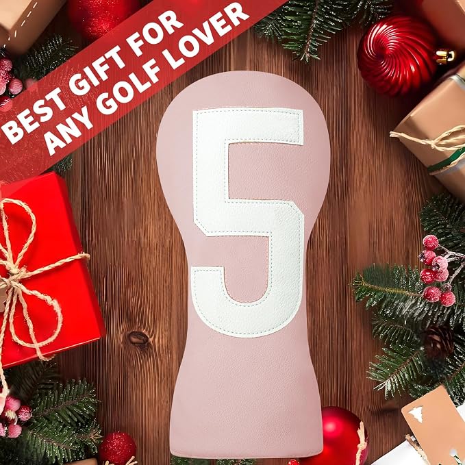 Premium Golf Head Covers - Golf Driver Head Covers, Protects Against Scratches and Damage, Specifically Designed for Fairway Woods.