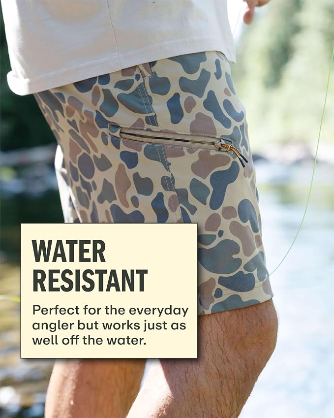 Field & Stream Men's Slinger Nylon Performance Fishing Shorts, 9 Inch Inseam