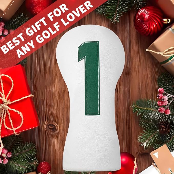 Premium Golf Head Covers - Golf Driver Head Covers, Protects Against Scratches and Damage, Specifically Designed for Fairway Woods.