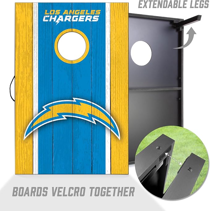 YouTheFan NFL 2' x 3' Portable Cornhole Game with Logo Bags
