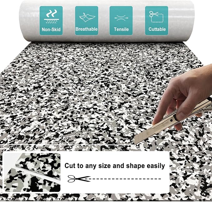 Boat Flooring EVA Foam Boat Decking Sheet Self Adhesive Marine Flooring Brushed Camo Marine Carpet for Boats Yacht Kayak Decking Cushioning Cooler Seating Helm Pad Swimming RV Golf Cart Non Slip Pad