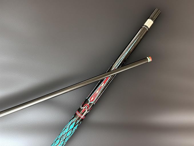 Tai ba cues Fibergalss Shaft Pool Stick with case, 13mm Multilayer Leather Tip, 58", Hardwood Canadian Maple Professional Billiard Pool Cue Stick, Quick-Release Joint, 18, 19, 20, 21 Oz (Selectable)
