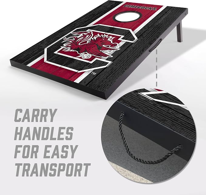 YouTheFan NCAA 2' x 3' Portable Cornhole Game with Logo Bags
