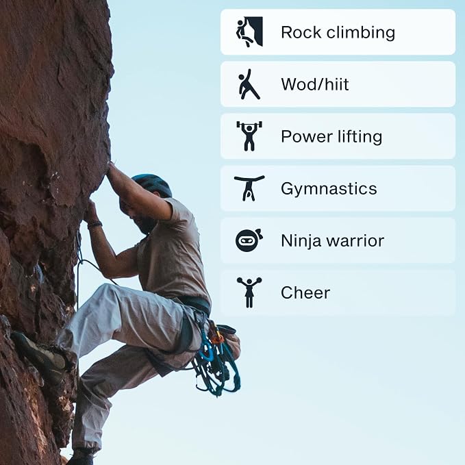 RUNGNE Premium Climbing Chalk - High Performance Chalk for Rock Climbing, Bouldering, Weightlifting & More - Unmatched Grip and Skin Friendly