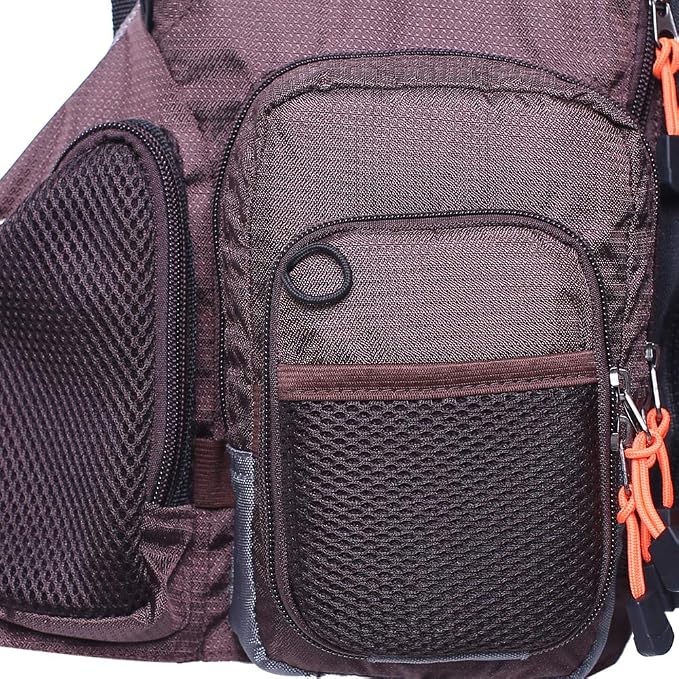 Kylebooker Fly Fishing Vest Pack Adjustable for Men and Women