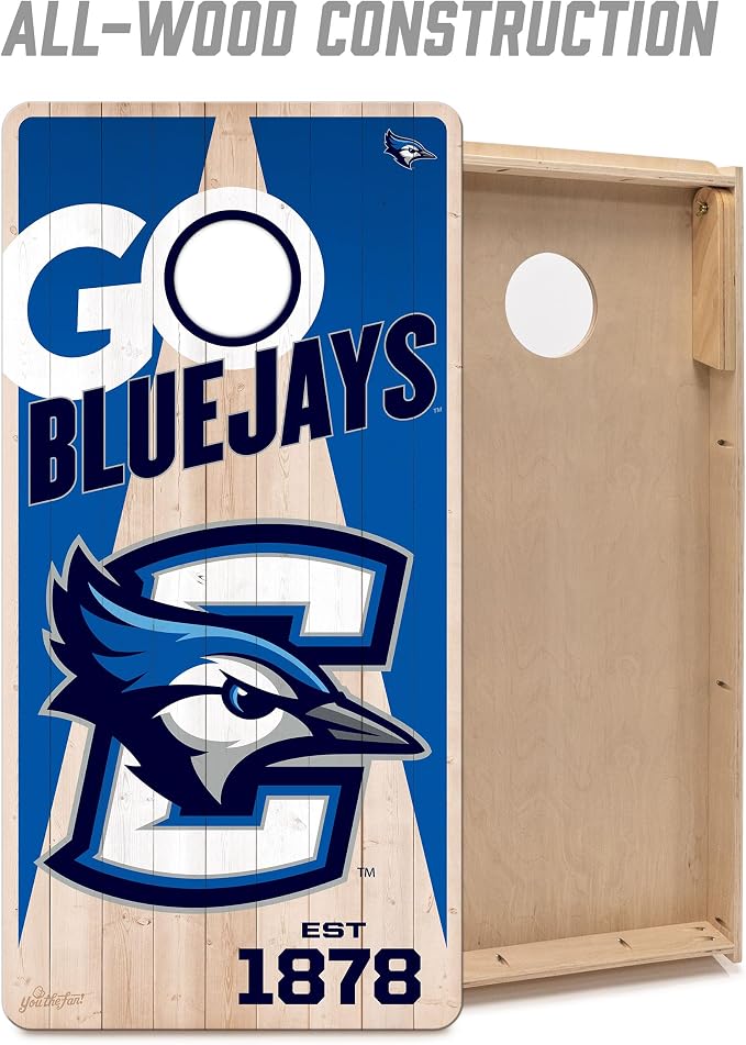 YouTheFan NCAA 2’ x 4’ Professional Wood Cornhole Game