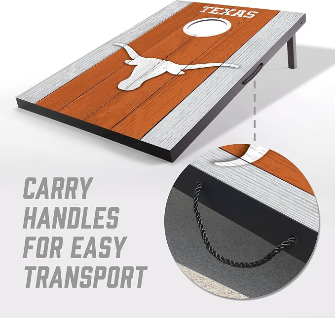 YouTheFan NCAA 2' x 3' Portable Cornhole Game with Logo Bags